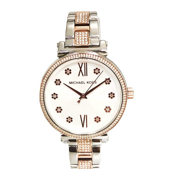 Michael Kors Sofie Chrystal Stainless Steel Silver Dial Ladies Watch MK3880 main image 7